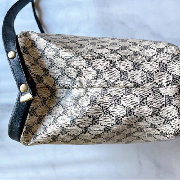 Vintage crossbody monogram navy purse - Picture 10 of 13